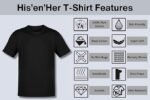 AMGHUB  Personalized Round Neck T-Shirt with Photo Print, Text Print, Company Name, Logo. Customized 100% Cotton Half Sleeve Tshirt for Men and Women, Print Your Photo/Image/Text on Tshirt