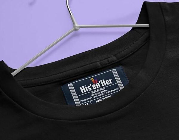 AMGHUB  Personalized Round Neck T-Shirt with Photo Print, Text Print, Company Name, Logo. Customized 100% Cotton Half Sleeve Tshirt for Men and Women, Print Your Photo/Image/Text on Tshirt