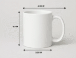AMGHUB King & Queen Couple Printed Ceramic Mugs | 330ml | Pack of 2 | Perfect Gift for Valentine’s Day, Anniversary, Birthday