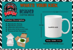 AMGHUB Doctor Edition – “What’s Your Kick?” Printed Ceramic Mug | 325 ml | Light Blue Inner | Gift for Doctors & Medical Champs