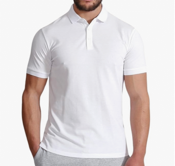 AMGHUB Customized Polo T-Shirt – Add Your Logo, Photo, Name, or Text | Unisex | Black, White, Navy Blue, Grey