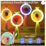 AMGHUB Solid Multicolor Hand Fan – Mini Handheld Portable Fan for Office, Travel & Outdoor Use (Pack of 1)
