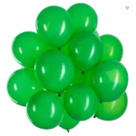 AMGHUB Solid Green Balloons – Pack of 50 | Latex, Round, Reusable, Party Decoration