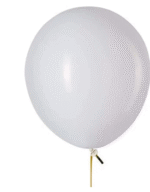 AMGHUB Solid Silver Balloons – Pack of 100 | Metallic Finish, Round Latex, Reusable, Party Decoration