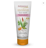 PATANJALI Saundarya Face Wash – 60g | Herbal Deep Cleanser for Glowing & Moisturized Skin