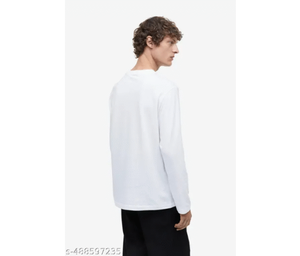 AMGHUB Mahakal Full Sleeve White T-Shirt for Men