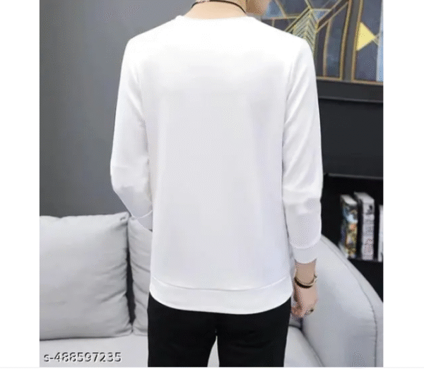AMGHUB Mahakal Full Sleeve White T-Shirt for Men