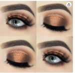 AMGHUB Eyeshadow Palette – 03 Earth Brown & Pink Shades | Shimmery Finish, Highly Pigmented, Long-Lasting Powder, Easy to Blend | 1g Multicolor Makeup for All Skin Tones