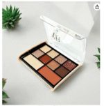 AMGHUB 3-in-1 Cheek & Eye Makeup Palette – Blush, Highlighter & Eyeshadow | Multicolor Face Makeup Kit | Semi-Matte Finish, Travel-Friendly Compact