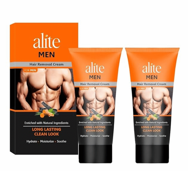 Hair Removal Cream for Men – Body & Intimate Areas | Gentle, Sulfate-Free, Skin-Friendly Formula | 60g Each (Pack of 2) – by AMGHUB