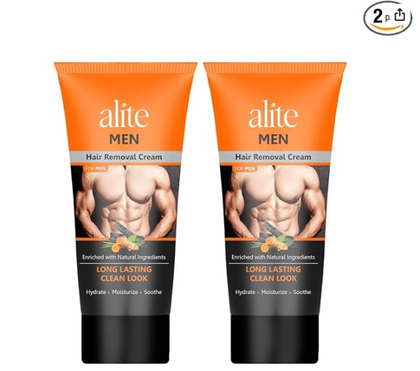 Hair Removal Cream for Men – Body & Intimate Areas | Gentle, Sulfate-Free, Skin-Friendly Formula | 60g Each (Pack of 2) – by AMGHUB