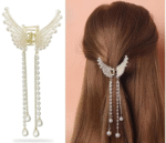 AMGHUB Korean Butterfly Hair Clip with Pearls