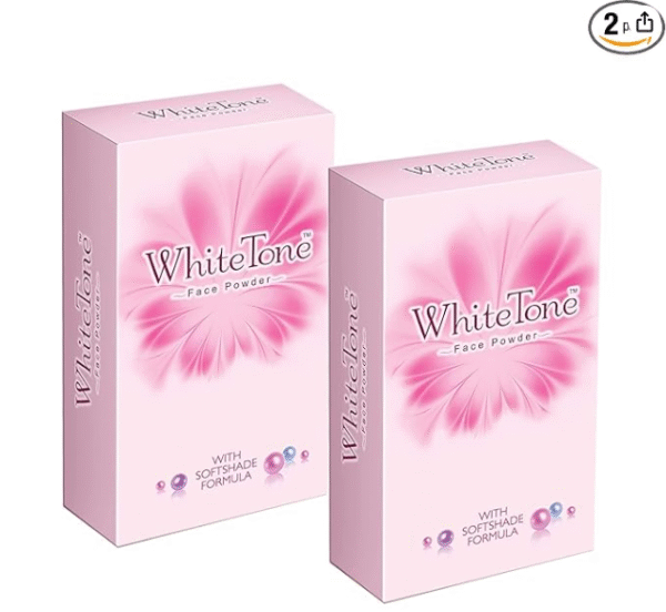 AMGHUB - FOGG White Tone Face Matte Powder (Pink) - Pack of 2 | 75g Each | For All Skin Types | Oil-Free, Even-Toned Skin Instantly