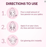 AMGHUB - FOGG White Tone Face Matte Powder (Pink) - Pack of 2 | 75g Each | For All Skin Types | Oil-Free, Even-Toned Skin Instantly