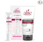 Alite Anti Acne Gel (15g) & Charcoal Facewash (70g) Combo Pack 2 – Unisex | Tea Tree & Neem Oil Gel + Detoxifying Charcoal Face Wash | For Acne-Free, Clear & Smooth Skin