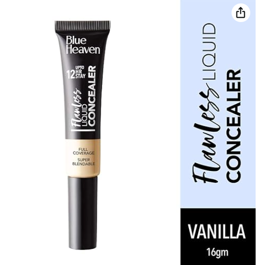 Amghub | Blue Heaven Flawless Matte Liquid Concealer – Vanilla 101 (17ml, Pack of 1)