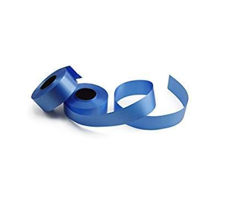 AMGHUB ANVRITI Premium Party Balloon Curling Blue Ribbon for Birthday, Wedding Party Decorations (Width: 1 inch, Length: 25 mtr)