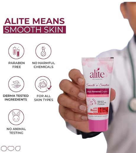 Alite Hair Removal Cream for Women – Pack of 4 (30g Each)