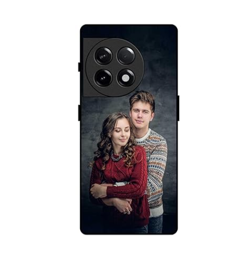 AMGHub Customized Image Print Back Cover for  OnePlus 11R – Flexible, Blackcolor, Pack of 1