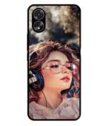 AMGHub Customized Image Print Back Cover for Oppo Smartphones – Flexible, Blackcolor, Pack of 1