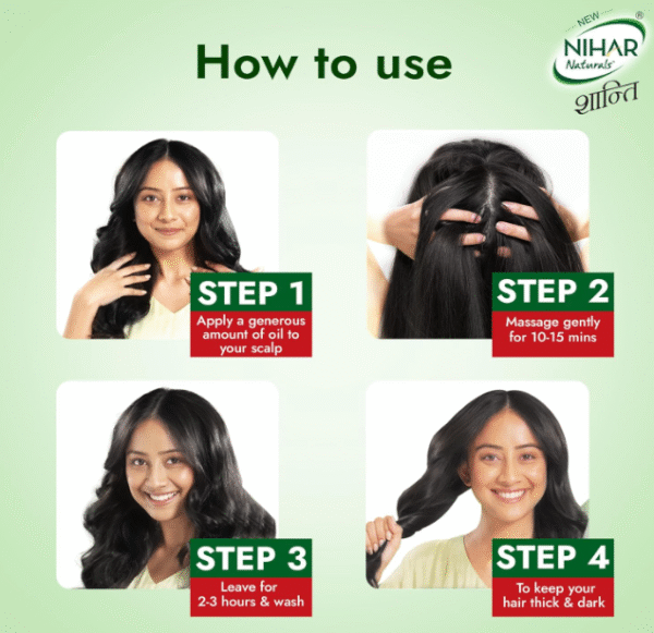 Nihar Naturals Shanti Amla Badam Hair Oil, 400ml