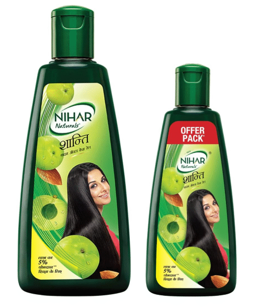 Nihar Shanti Amla Badam Hair Oil (500ml + 275ml Combo Pack)