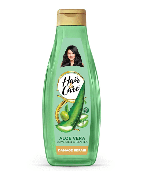 Hair & Care Damage Repair Non-Sticky Hair Oil with Aloe Vera, Olive Oil & Green Tea – 500ml