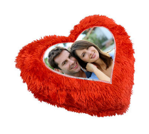 AMGHUB Personalized Photo Pillow, Multicolour, Standard