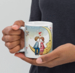 AMGHUB Couple Surname Printed Cushions “Mr & Mrs Arora” (Set of 2 with Fillers, 12x12 Inches)