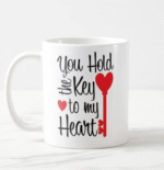 AMGHUB Ceramic Printed Tea/Coffee Mug – Love Quotes (Design-5, 330 ml)