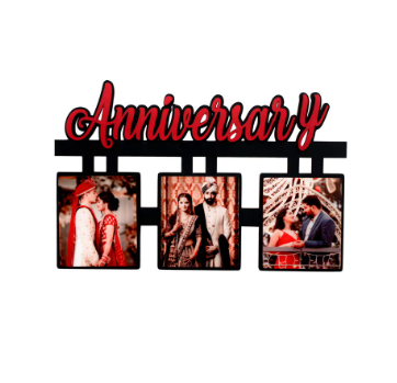 AMGHUB Customized Wooden Collage Photo Frame – Personalised Gift for Family, Friends & Couples (8x12 Inch)