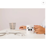 AMGHUB Cute Baby Panda Printed White Funny Ceramic Coffee Mug – 325ml