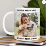 AMGHUB Custom Mug with Picture, Personalized Add Text and Photo Coffee Mug White Ceramic 312 ml Birthday,Anniversaries,Weddings Customizable Gift for Husband,Wife,Brother,Sister,Friends,dad,mom etc