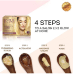 VLCC Insta Glow Gold Bleach – Pack of 4 (30g x 4)