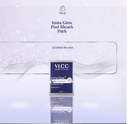 VLCC Insta Glow Diamond Bleach – Pack of 2 (30g x 2)