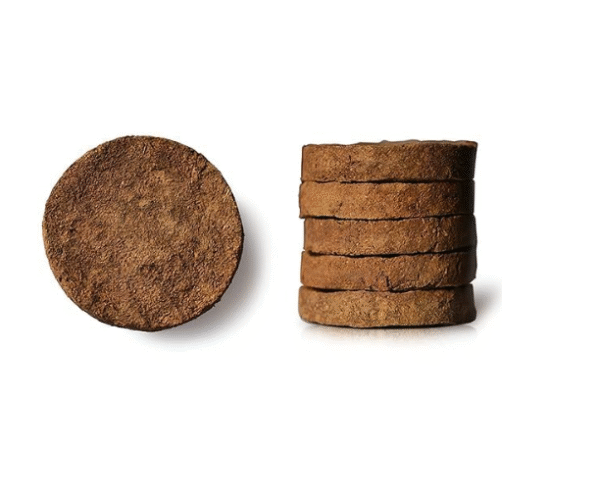 AMGHUB Desi Cow Dung Upla – Natural Cow Dung Cakes for Havan, Puja & Organic Use | 100% Pure, Eco-Friendly, and Sun-Dried (10 Round Pieces)