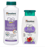 Himalaya Baby Combo – Gentle Baby Shampoo (200ml) & Baby Powder (200g)