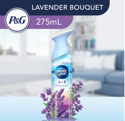 Ambi Pur Air Freshener – Lavender Bouquet (275 ml Spray)