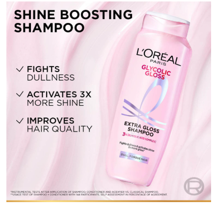 L’Oréal Paris Glycolic Gloss Shine Boosting Shampoo – 340 ml